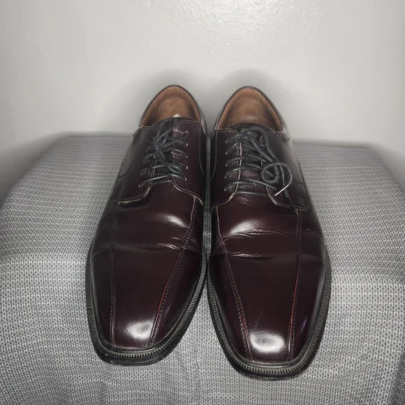 Rockport Shoes Oxford Fair Oak 3 Mahogany Sz 9.5 M Rockport Shoes Oxford Fair Oak 3 Mahogany Brown Leather MSRP  main image 4